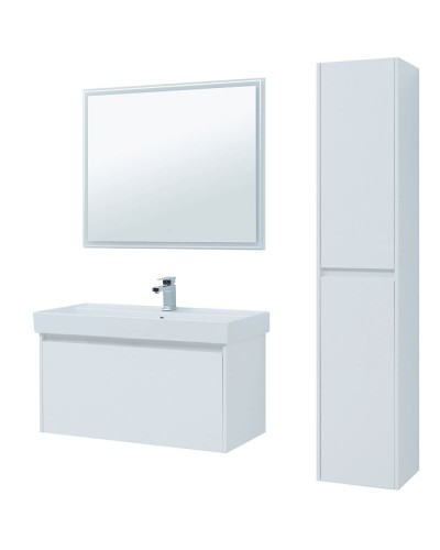 Тумба под раковину Aquanet Nova Lite 100 242580 подвесная Белая