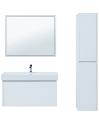 Тумба под раковину Aquanet Nova Lite 100 242580 подвесная Белая