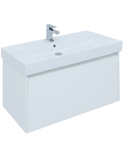 Тумба под раковину Aquanet Nova Lite 100 242580 подвесная Белая
