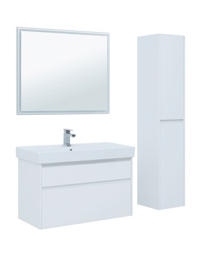 Тумба под раковину Aquanet Nova Lite 100 242581 подвесная Белая