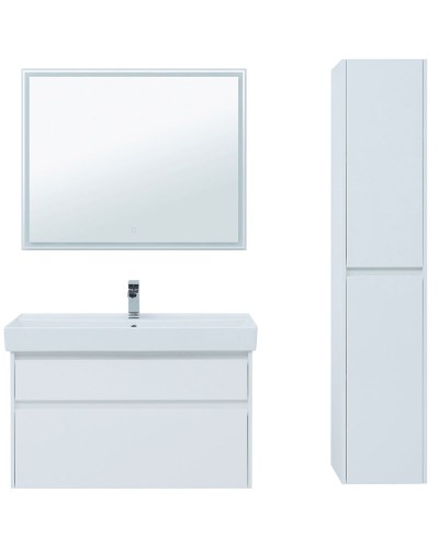 Тумба под раковину Aquanet Nova Lite 100 242581 подвесная Белая