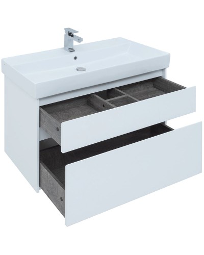 Тумба под раковину Aquanet Nova Lite 100 242581 подвесная Белая