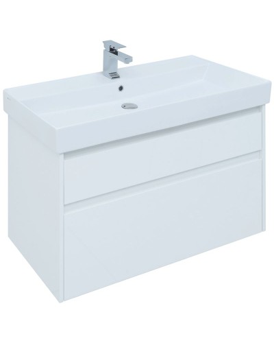Тумба под раковину Aquanet Nova Lite 100 242581 подвесная Белая