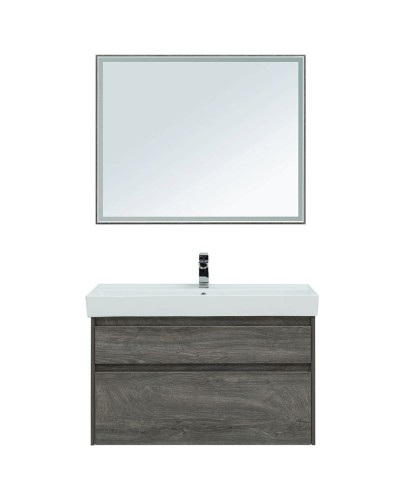 Тумба под раковину Aquanet Nova Lite 100 242582 подвесная Дуб рошелье