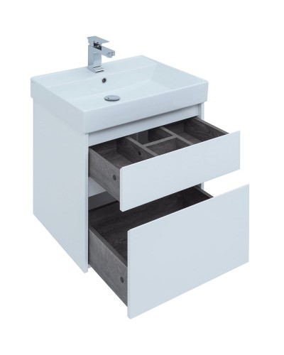 Тумба под раковину Aquanet Nova Lite 60 242575 подвесная Белая