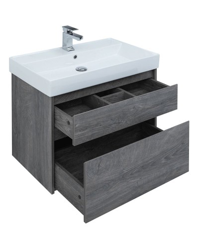 Тумба под раковину Aquanet Nova Lite 60 242577 подвесная Дуб рошелье