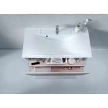 Тумба под раковину Marka One Seattle 90П У72804 подвесная Mosaic Classic Black