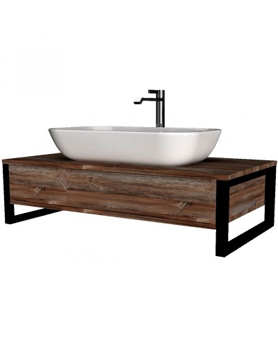 Тумба под раковину 1MarKa Grunge Loft 80П У85845 подвесная Дуб намибия