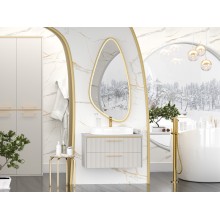 ELCHE - 80 Тумба подвесная с 2 ящ. сер.кашемир (эмаль) / раковина