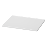 Ярина - 60 Тумба подвесная 2 дв. белая мат. эмаль / столешница / раковина