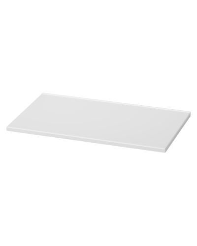 Ярина - 80 Тумба подвесная 2 дв. белая мат. эмаль / столешница / раковина