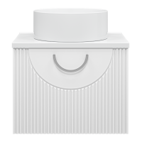 Ярина - 60 Тумба подвесная 1 ящ белая мат. эмаль