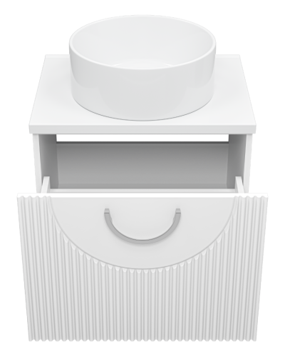 Ярина - 60 Тумба подвесная 1 ящ белая мат. эмаль