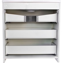 Тумба под раковину Style Line Атлантика Люкс Plus 80 СС-00002278 Бетон крем