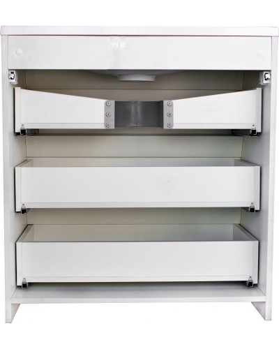 Тумба под раковину Style Line Атлантика Люкс Plus 80 СС-00002278 Бетон крем