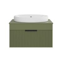 ENFIDA - 70 Тумба подвесная зеленая мат. эмаль 1 ящ.  (Энфида)