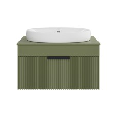 ENFIDA - 70 Тумба подвесная зеленая мат. эмаль 1 ящ.  (Энфида)