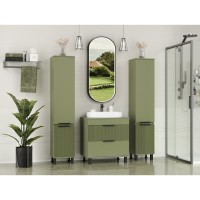 ENFIDA - 70 Тумба напольная 2 ящ. зеленая мат. эмаль (Энфида)