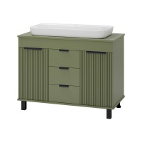 ENFIDA -100 Тумба напольная 3 ящ. зеленая мат. эмаль (Энфида)