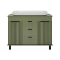 ENFIDA -100 Тумба напольная 3 ящ. зеленая мат. эмаль (Энфида)