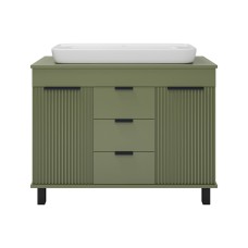 ENFIDA -100 Тумба напольная 3 ящ. зеленая мат. эмаль (Энфида)