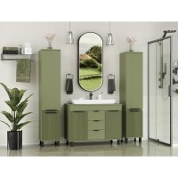 ENFIDA -100 Тумба напольная 3 ящ. зеленая мат. эмаль (Энфида)