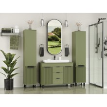 ENFIDA -100 Тумба напольная 3 ящ. зеленая мат. эмаль (Энфида)