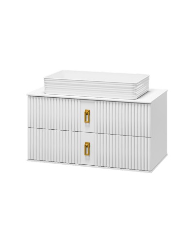 SEVILLA - 90 Тумба подвесная с 2 ящ. белый
