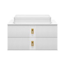 SEVILLA - 90 Тумба подвесная с 2 ящ. белый