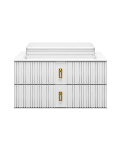 SEVILLA - 90 Тумба подвесная с 2 ящ. белый