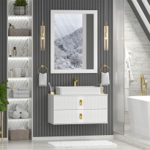 SEVILLA - 90 Тумба подвесная с 2 ящ. белый