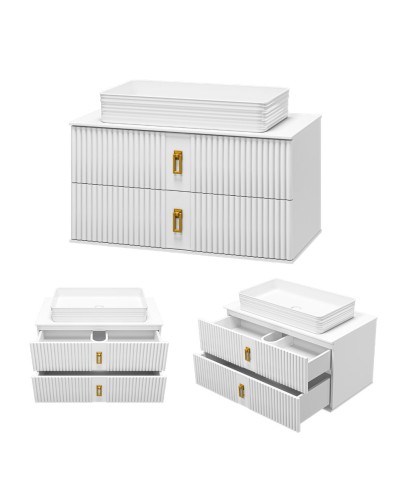 SEVILLA - 90 Тумба подвесная с 2 ящ. белый