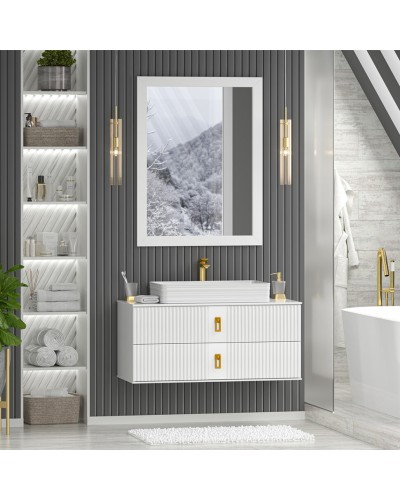 SEVILLA -105 Тумба подвесная с 2 ящ. белый