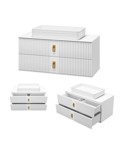 SEVILLA -105 Тумба подвесная с 2 ящ. белый