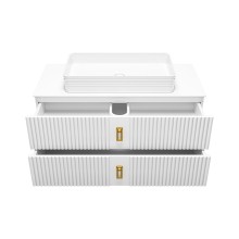 SEVILLA -105 Тумба подвесная с 2 ящ. белый