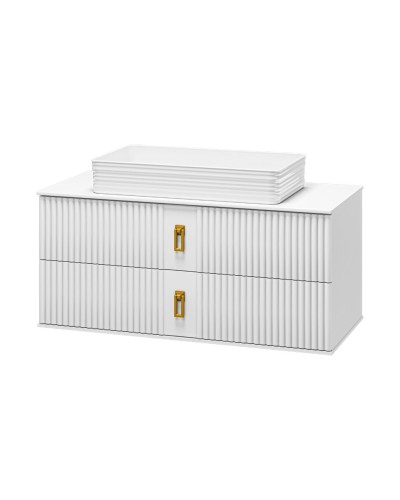 SEVILLA -105 Тумба подвесная с 2 ящ. белый