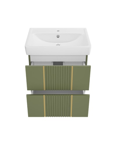 VEGA - 60 Тумба подвесная с 2 ящ. олива