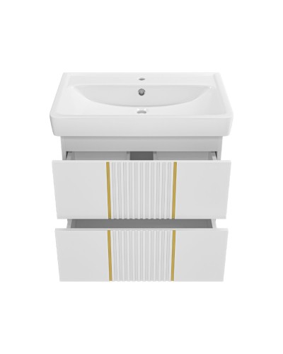 VEGA - 70 Тумба подвесная с 2 ящ. белый