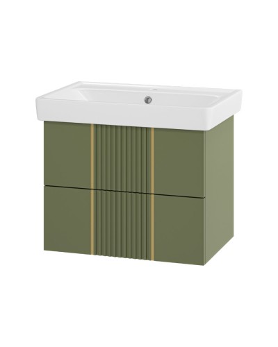 VEGA - 70 Тумба подвесная с 2 ящ. олива