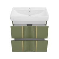 VEGA - 70 Тумба подвесная с 2 ящ. олива