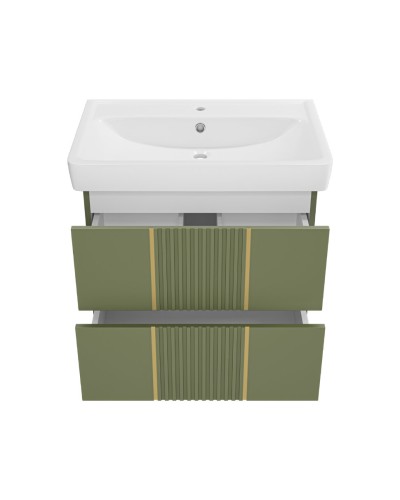 VEGA - 70 Тумба подвесная с 2 ящ. олива