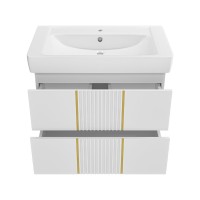 VEGA - 80 Тумба подвесная с 2 ящ. белый