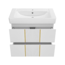 VEGA - 80 Тумба подвесная с 2 ящ. белый