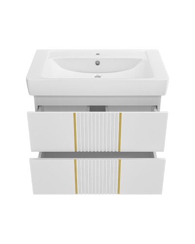 VEGA - 80 Тумба подвесная с 2 ящ. белый