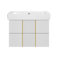 VEGA - 80 Тумба подвесная с 2 ящ. белый