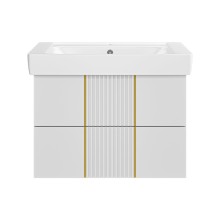 VEGA - 80 Тумба подвесная с 2 ящ. белый