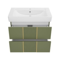 VEGA - 80 Тумба подвесная с 2 ящ. олива