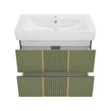 VEGA - 80 Тумба подвесная с 2 ящ. олива