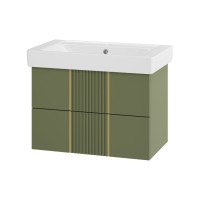 VEGA - 80 Тумба подвесная с 2 ящ. олива