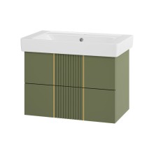 VEGA - 80 Тумба подвесная с 2 ящ. олива